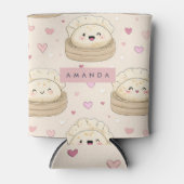 Gepersonaliseerd Kawaii Pastel Dumpling Patroon Blikjeskoeler (Voorkant)