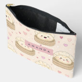 Gepersonaliseerd kawaii pastel dumppatroon etui (Open)