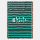 Gepersonaliseerd Keep Calm en uw tekst voor een co Deken (Voorkant Verticaal)