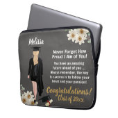 Gepersonaliseerd Keepsake-Afstuderen Laptop Sleeve (Voorkant Links)