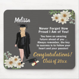 Gepersonaliseerd Keepsake-Afstuderen Muismat
