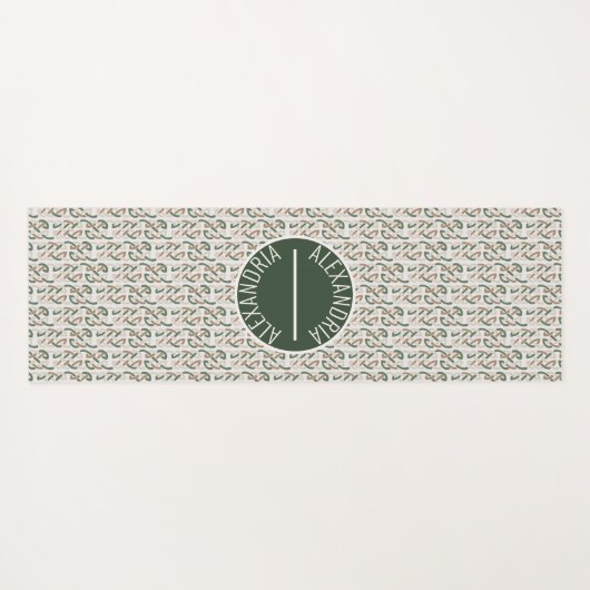 Gepersonaliseerd Keltisch patroon Yogamat (Achterkant (horizontaal))