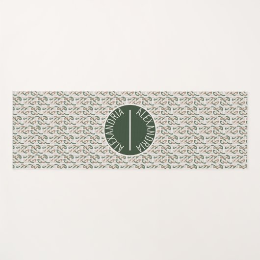 Gepersonaliseerd Keltisch patroon Yogamat (Voorkant (horizontaal))