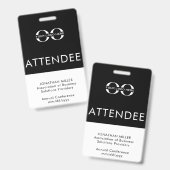 Gepersonaliseerd kenteken badge (Front & Back)