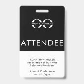 Gepersonaliseerd kenteken badge (Back)