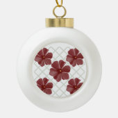 Gepersonaliseerd Keramische Bal Ornament (Voorkant)
