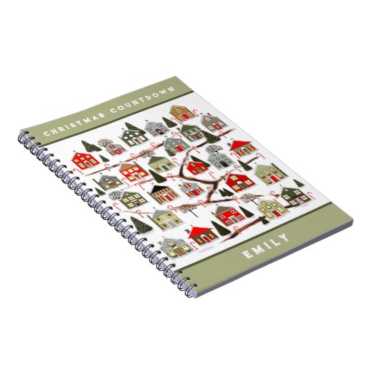 Gepersonaliseerd Kerst Notitieboek (Rechterzijde)