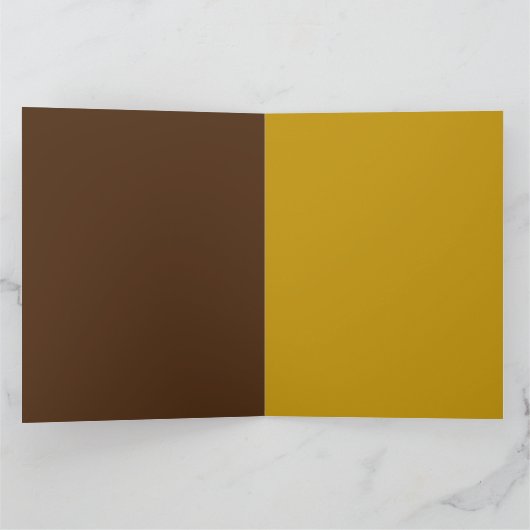 Gepersonaliseerd Kerst Rendier Head Deep Bronze Kaart (Binnen)