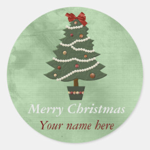 Gepersonaliseerd Kerst sticker