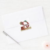 Gepersonaliseerd Kerst sticker, Label van cadeau,  (Envelop)