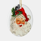 Gepersonaliseerd kerstboom keramisch ornament (Rechts)