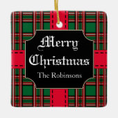 Gepersonaliseerd kerstcadeau Ornament (Voorkant)