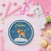 Gepersonaliseerd kerstcadethemapapier bord (Feest)