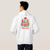 Gepersonaliseerd kerstdinosaurus Alles wat ik wil Hoodie (Achterkant volledig)