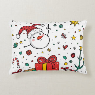gepersonaliseerd kerstfeest accent kussen