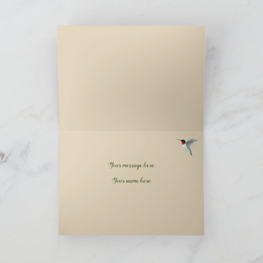 Gepersonaliseerd kerstfeest kaart (Binnen)