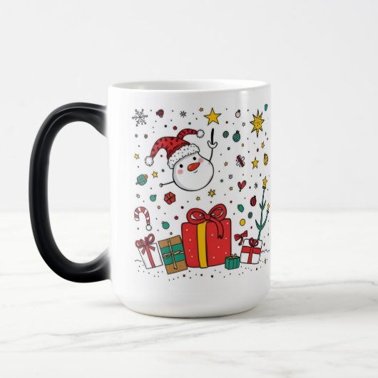 gepersonaliseerd kerstfeest magische mok (Links)