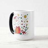 gepersonaliseerd kerstfeest magische mok (Voorkant links)