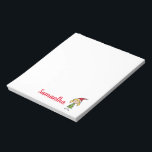 Gepersonaliseerd kerstfeest notitieblok<br><div class="desc">Je kleine meisje zal graag haar eigen gepersonaliseerde notitieblok hebben deze kerst. Beschikbaar in een verscheidenheid aan keuzes voor jongens en meisjes. Bezoek het gehele collectie om alle opties te bekijken.</div>