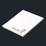 Gepersonaliseerd kerstfeest notitieblok<br><div class="desc">Je kleine meisje zal graag haar eigen gepersonaliseerde notitieblok hebben deze kerst. Beschikbaar in een verscheidenheid aan keuzes voor jongens en meisjes. Bezoek het gehele collectie om alle opties te bekijken.</div>