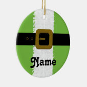 Gepersonaliseerd kerstfeest Ornament (Rechts)