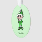 Gepersonaliseerd kerstfeest Ornament (voorkant)