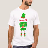 Gepersonaliseerd kerstfeest Shirt, familieShirten T-shirt (Voorkant)