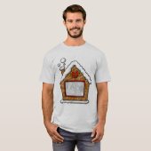 Gepersonaliseerd kerstfeest t-shirt (Voorkant volledig)