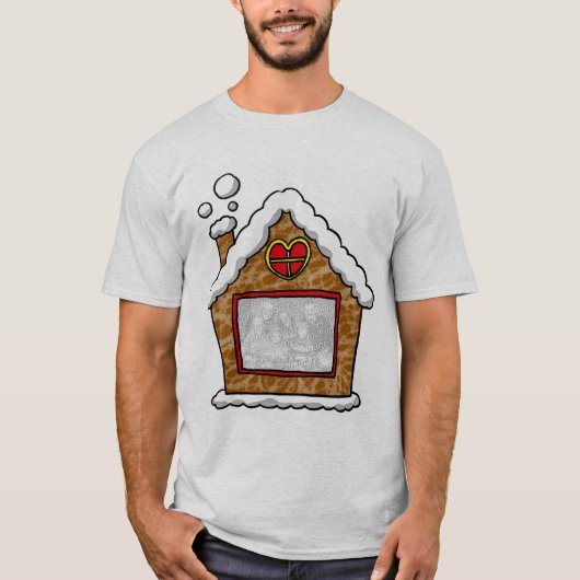 Gepersonaliseerd kerstfeest t-shirt (Voorkant)