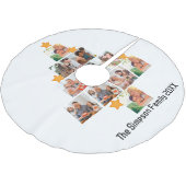 Gepersonaliseerd kerstfeest van de vlinderfamilie kerstboom rok (Gekanteld)