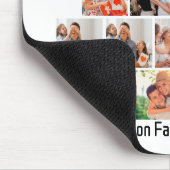 Gepersonaliseerd kerstfeest van de vlinderfamilie  muismat (Hoek)