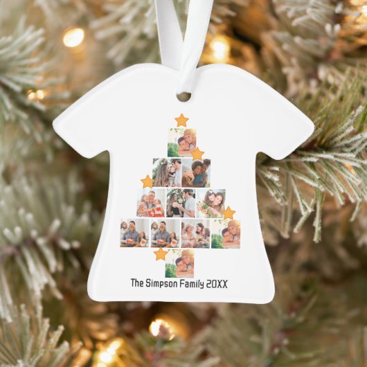 Gepersonaliseerd kerstfeest van de vlinderfamilie ornament (Boom)