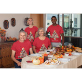 Gepersonaliseerd kerstfeest van de vlinderfamilie  t-shirt