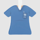 Gepersonaliseerd kerstfeestdag in het ziekenhuis ornament (voorkant)