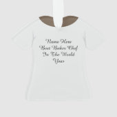 Gepersonaliseerd kerstfeestdag kerstfeestdag in Ba Ornament (achterkant)