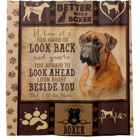 Gepersonaliseerd kerstgebak, het leven is beter ge douchegordijn (Voorkant)