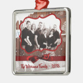 Gepersonaliseerd kersthout Deer PHOTO Ornament (Links)