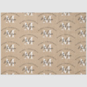 Gepersonaliseerd kerstkaartje tissuepapier (Voorkant)