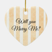 Gepersonaliseerd kerstkerstversieringsvoorstel keramisch ornament (Achterkant)