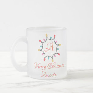 Gepersonaliseerd kerstlicht - Kerst Matglas Koffiemok