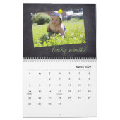 Gepersonaliseerd, Kerstmis, fotocollage Kalender (Mar 2027)