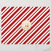 Gepersonaliseerd Kerstmis Puppy Adoption Certifica (Achterkant)