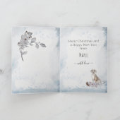 Gepersonaliseerd kerstmis van Catahoula Leopard Do Feestdagen Kaart (Binnen)