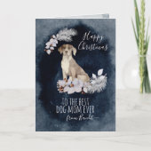 Gepersonaliseerd kerstmis van Catahoula Leopard Ho Feestdagen Kaart (Voorkant)