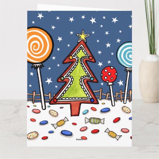 Gepersonaliseerd kerstontbijt kaart (Achterkant)