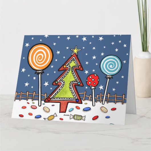 Gepersonaliseerd kerstontbijt kaart (Achterkant)