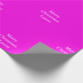 Gepersonaliseerd kerstpapier cadeaupapier (Hoek)