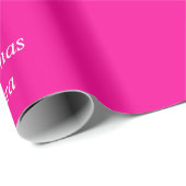 Gepersonaliseerd kerstpapier cadeaupapier (Rol Hoek)