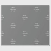 Gepersonaliseerd kerstpapier cadeaupapier (Vlak)