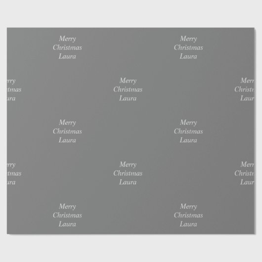 Gepersonaliseerd kerstpapier cadeaupapier (Vlak)